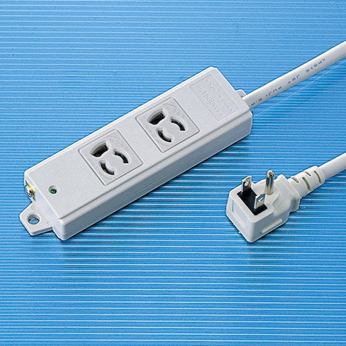 サンワサプライ 工事物件タップ(2個口・5m) TAP-K2L-5