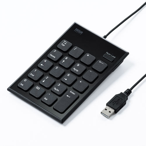 サンワサプライ 静音USBテンキー NT-23UBK
