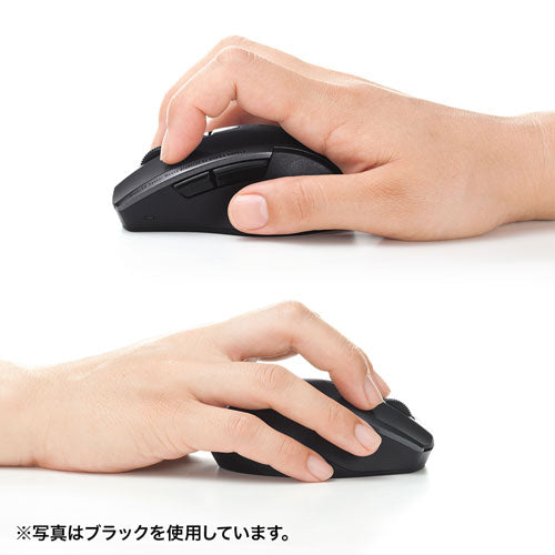 サンワサプライ 静音BluetoothブルーLEDマウス(5ボタン) MA-BTBL167R