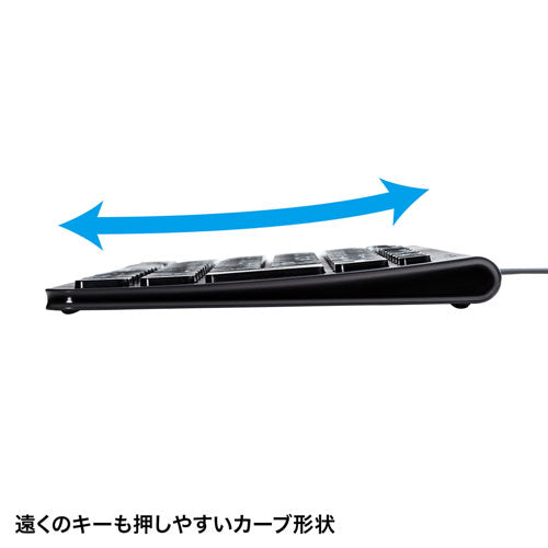 サンワサプライ USB Type-Cスリムキーボード SKB-SL32CBK