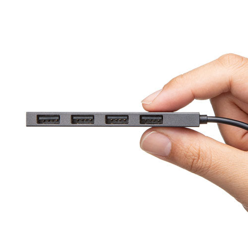 サンワサプライ USB Type-C USB2.0 4ポート スリムハブ USB-2TCH23SN