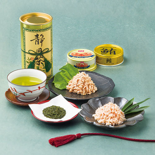 和彩撰 静岡茶・かに缶詰合せ 2821-040