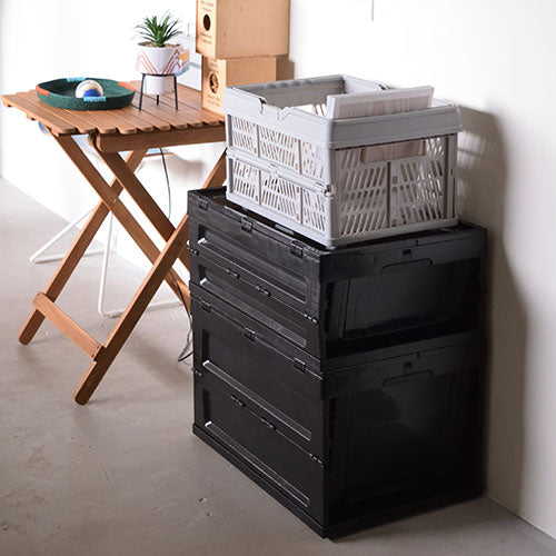 東谷 フォールディング コンテナ S ブラック LFS-33BK