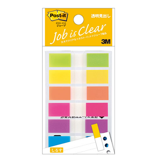 3M Post-it ポストイット ジョーブ 透明見出し 3M-683NEH