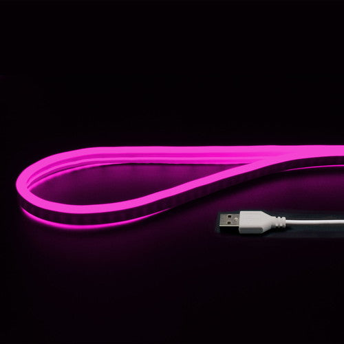 日本トラストテクノロジー USBネオンチューブライト 1m ピンク NEONLT1M-PK