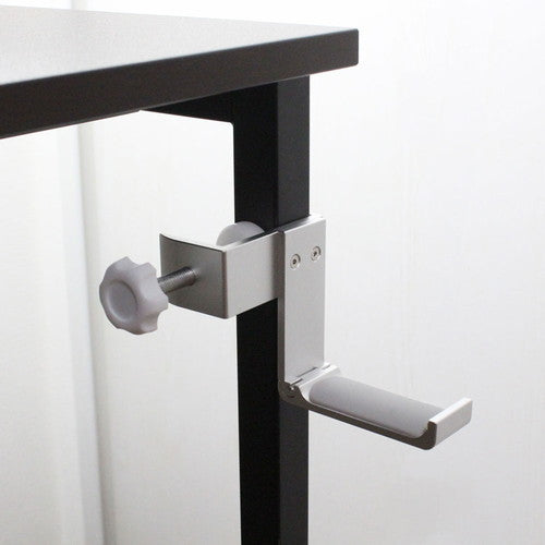 日本トラストテクノロジー アルミ折畳みデスクフック シルバー ALDESKH-SV