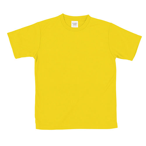 ARTEC ATドライTシャツ 130cm イエロー 150gポリ100% ATC38384