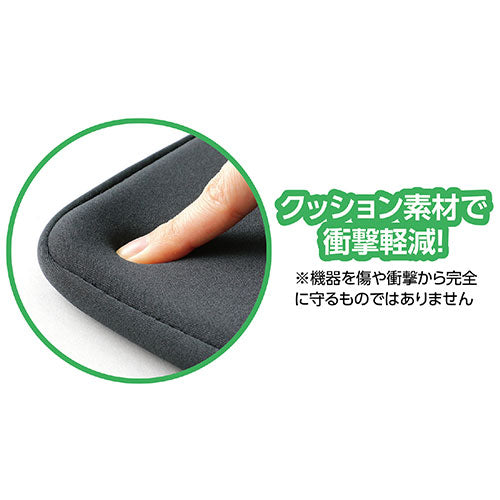 ARTEC PCタブレット用クッションケース L ネイビー ATC91735