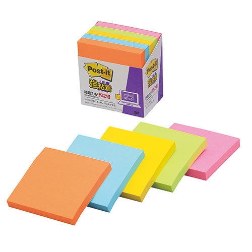 3M Post-it ポストイット 強粘着 ノート 5個パック 3M-654-5SSAN