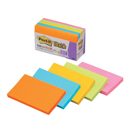 3M Post-it ポストイット 強粘着 ノート 5個パック 3M-655-5SSAN