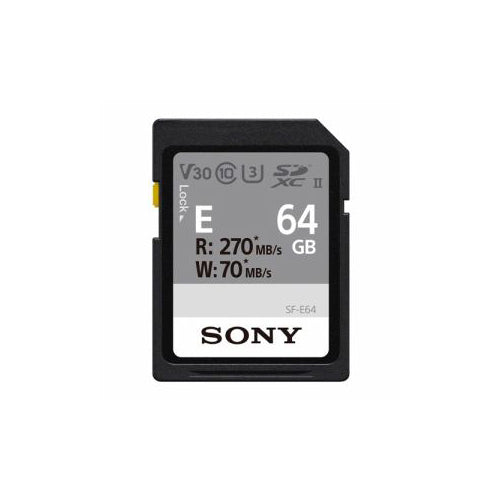 SONY SDXC UHS-II メモリーカード Class10 ソニーハイエンドSDカードシリーズ 64GB SF-E64