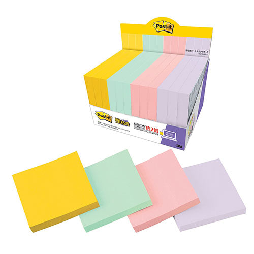 3M Post-it ポストイット 強粘着ノート マルチカラー5 増量パック 3M-6541SS-MC-5