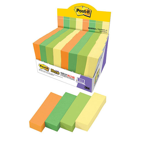 3M Post-it ポストイット 強粘着見出し マルチカラー6 増量パック 3M-7001SS-MC-6