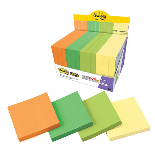 3M Post-it ポストイット 強粘着ノート マルチカラー6 増量パック 3M-6541SS-MC-6