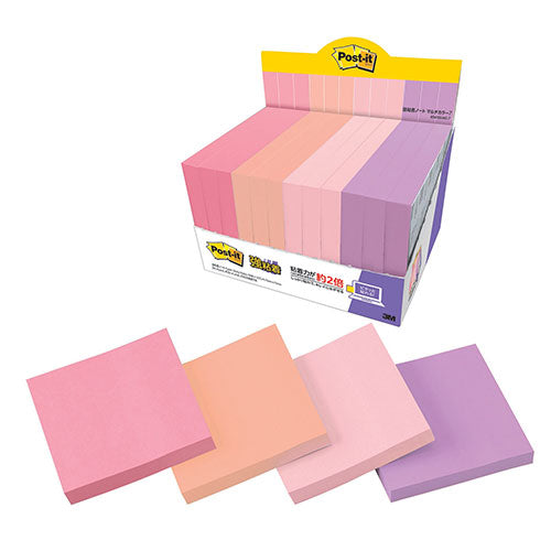 3M Post-it ポストイット 強粘着ノート マルチカラー7 増量パック 3M-6541SS-MC-7