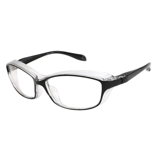 EYESAVERGLASSES ゴーグル メガネ 眼鏡 シールド 花粉症 スポーツ アウトドア 通勤 通学 紫外線対策 粉塵対策 飛沫対策 クリア ブラック 黒 男女兼用 アイセーバーグラス 0090se-922bk