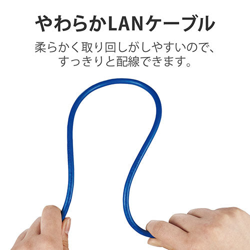 エレコム Cat7 LANケーブル LD-TWSY/BU1