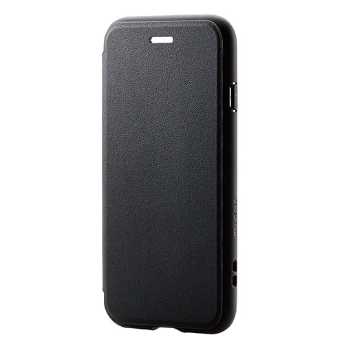 エレコム iPhone SE 第3世代 TOUGH SLIM FLAP 360度保護 シルキークリア PM-A22STS3FMBK