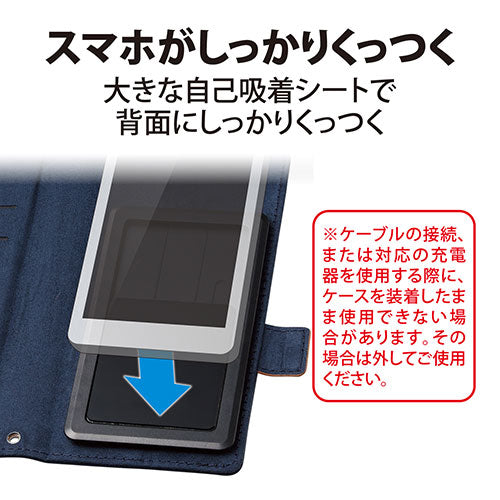 エレコム スマートフォン用マルチカバー/磁石付/Sサイズ P-04PLFYSBU