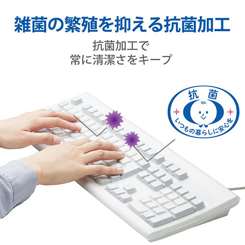 エレコム 抗菌仕様キーボード防塵カバー PKP-98NX3