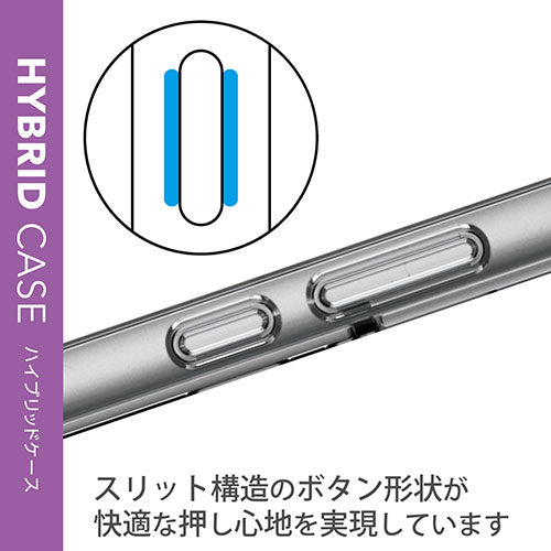 エレコム Galaxy S22 ハイブリッドケース PM-G221HVCKCR