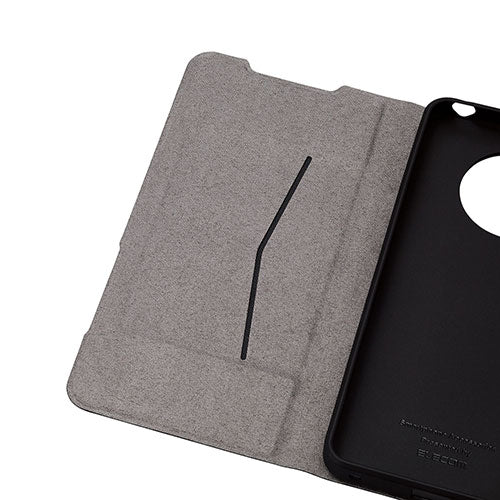 エレコム AQUOS R7(SH-52C)/レザーケース/手帳型/UltraSlim/薄型/磁石付き/ネイビー PM-S222PLFUNV