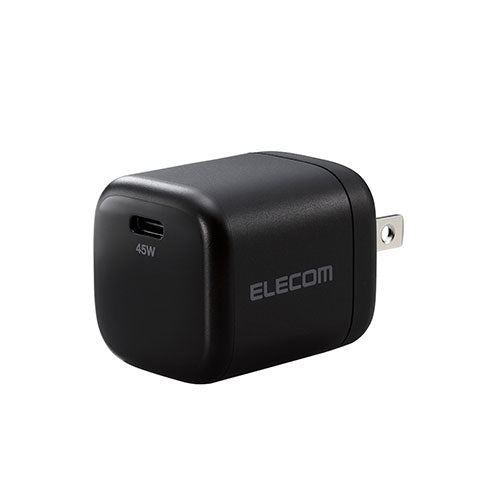 エレコム AC充電器/USB充電器/USB Power Delivery/45W/USB-C1ポート/スイングプラグ/ブラック MPA-ACCP29BK