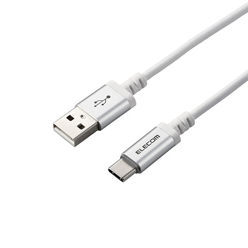エレコム USB-A to USB Type-Cケーブル/LEDライト付き/タッチセンサー/1.2m/ホワイト MPA-ACT12WH