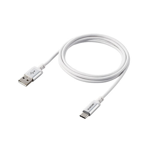 エレコム USB-A to USB Type-Cケーブル/LEDライト付き/タッチセンサー/1.2m/ホワイト MPA-ACT12WH