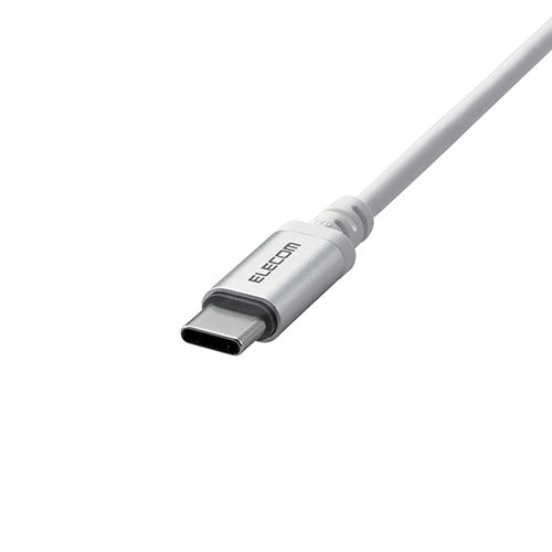 エレコム USB-A to USB Type-Cケーブル/LEDライト付き/タッチセンサー/1.2m/ホワイト MPA-ACT12WH