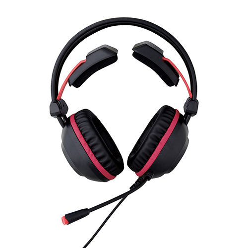 エレコム ゲーミングヘッドセット/RGB LED搭載/両耳オーバーヘッド/50mmドライバ/USB-A/2.0m/ブラック HS-G52PBK