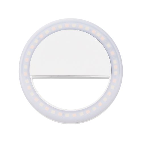 エレコム 動画撮影向けLEDライト リングライト DE-L04WH
