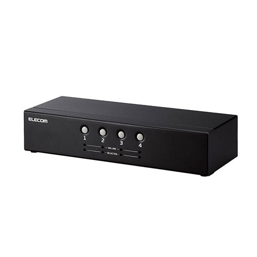 エレコム KVM切替器(VGA・4ポート用) KVM-NVXSN4