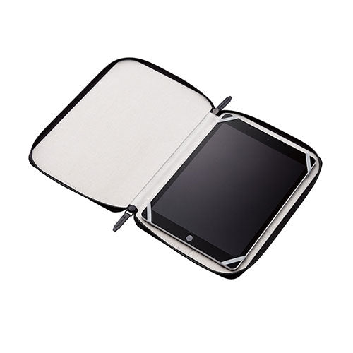 エレコム タブレット汎用ケース/ソフトレザー/フリーアングル/ペンホルダー/8.5～11.5inch/ブラック TB-10CSPGFLBK