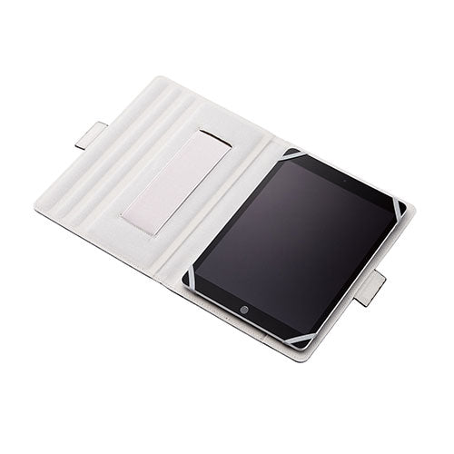 エレコム タブレット汎用/手帳型ケース/ZEROSHOCK/360度/3アングル/ハンドベルト/ペンホルダー/8.5～11.5inch/ブラック TB-10ZEROUBK