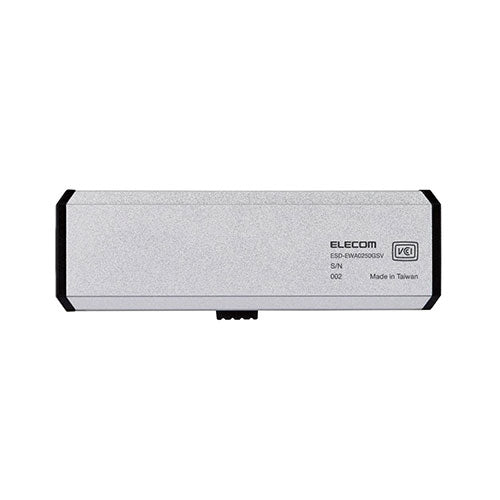 エレコム 外付けポータブルSSD ESD-EWA0250GSV