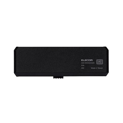 エレコム 外付けポータブルSSD ESD-EWA0500GBK