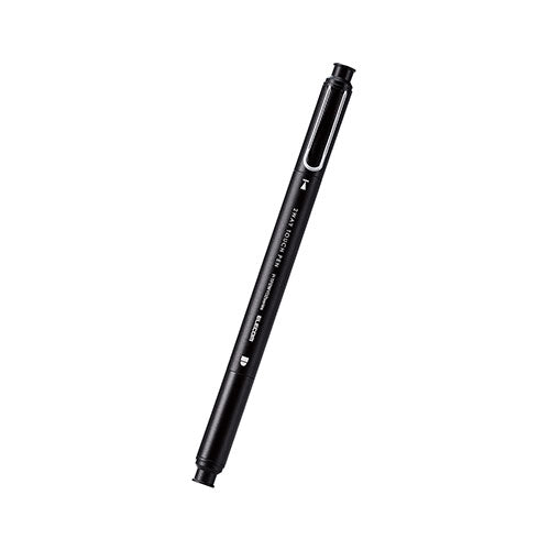 エレコム スマートフォン・タブレット用タッチペン/2WAY/超感度タイプ/ディスクタイプ/キャップ2個付き/ブラック P-TP2WY02CBK