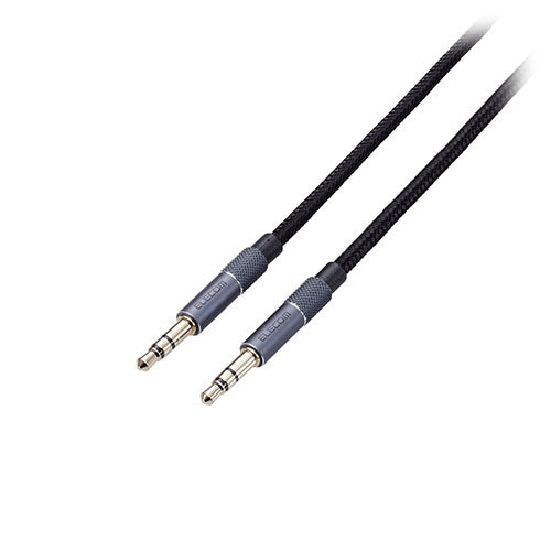 エレコム オーディオケーブル(φ3.5ステレオミニ) アルミコネクタタイプ AX-35MA20BK