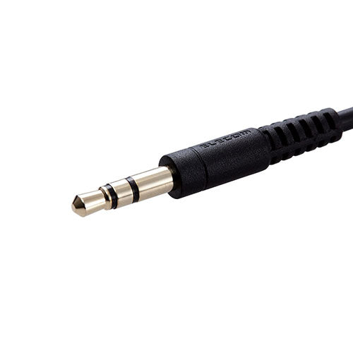 エレコム オーディオケーブル(φ3.5ステレオミニ) やわらかタイプ AX-35MY05BK