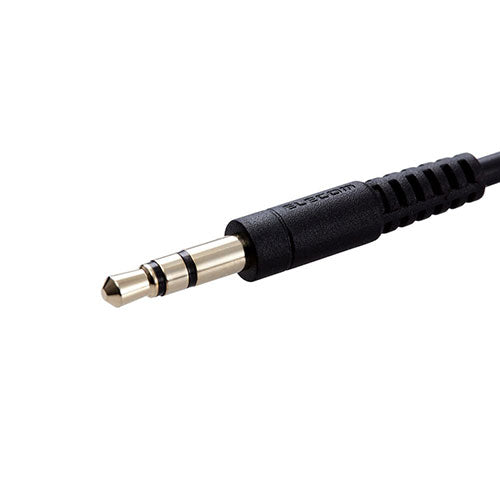 エレコム オーディオケーブル(φ3.5ステレオミニ) やわらかタイプ AX-35MY15BK
