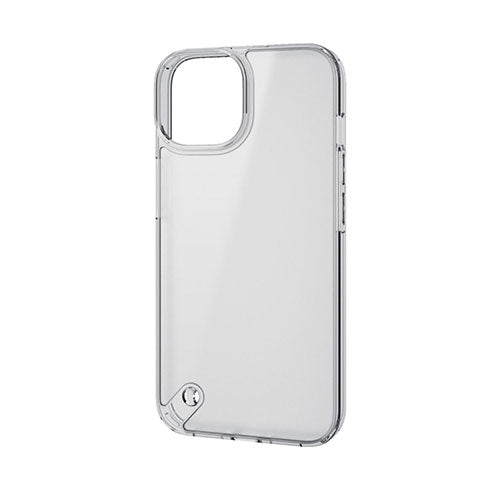エレコム iPhone 14 ハイブリッドケース ガラス スタンダード シルキークリア PM-A22AHVCG1MCR