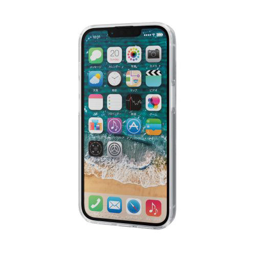 エレコム iPhone 14 ハイブリッドケース MAGKEEP PM-A22AMAG02WH
