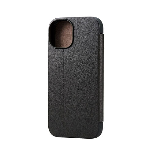 エレコム iPhone 14 ソフトレザーケース 手帳型 磁石付き ITURE PM-A22APLFYJ3GY
