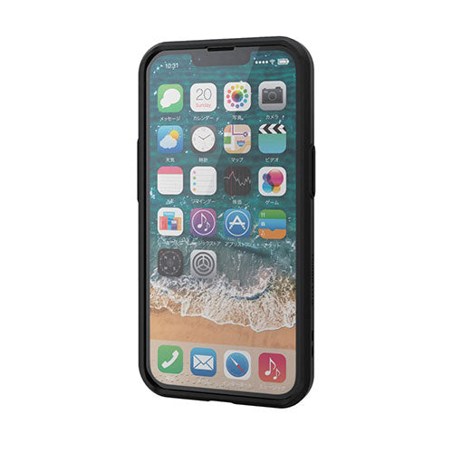 エレコム iPhone 14 TOUGH SLIM 360度保護 シルキークリア PM-A22ATS3MBK