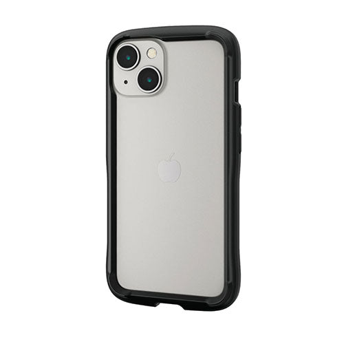 エレコム iPhone 14 TOUGH SLIM LITE バンパー PM-A22ATSLBBK