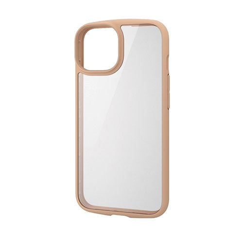 エレコム iPhone 14 TOUGH SLIM LITE フレームカラー 背面ガラス PM-A22ATSLFCGBE
