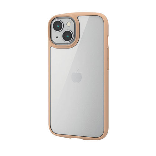 エレコム iPhone 14 TOUGH SLIM LITE フレームカラー 背面ガラス PM-A22ATSLFCGBE
