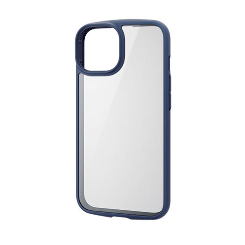 エレコム iPhone 14 TOUGH SLIM LITE フレームカラー 背面ガラス PM-A22ATSLFCGNV