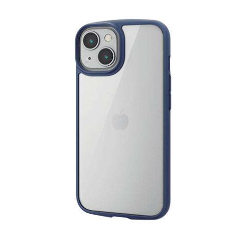 エレコム iPhone 14 TOUGH SLIM LITE フレームカラー 背面ガラス PM-A22ATSLFCGNV